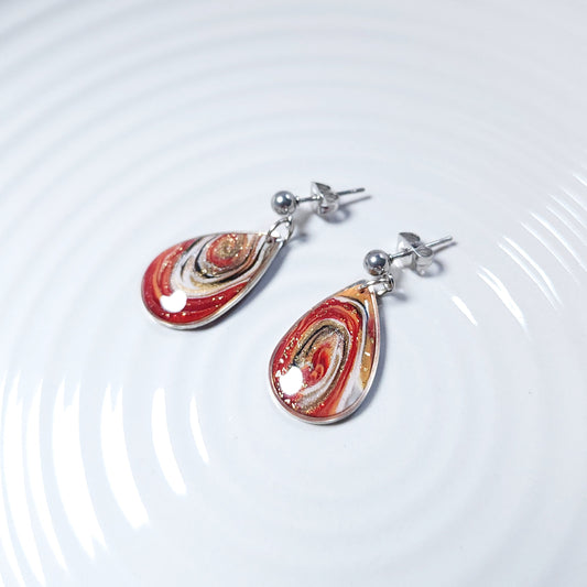 Boucles DAILY - Rouge Sienna Doré